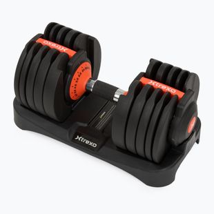 Ganteră reglabilă XTREXO 24kg EVO black