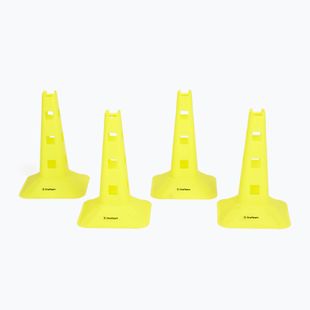 Set de conuri OneTeam TRFTB03 HG4 4 bucăți galben