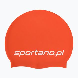 Cască înot SPORTANO silicone orange