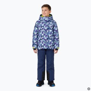 Set complet de schi pentru copii KADVA Skiki KDG WP 5K/3K albastru închis