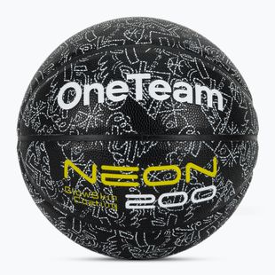 Minge de baschet OneTeam Black neon size 7
