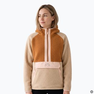 Bluza polarowa damska KADVA RODIA WMNS beżowy