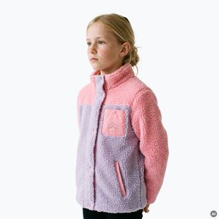 Bluza polarowa dziecięca KADVA Rodvik JRG różowy