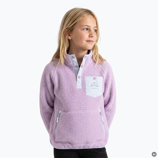 Hanorac fleece pentru copii KADVA RODIA JRG mov