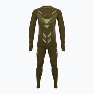 Set de lenjerie termoactivă pentru bărbați KADVA Alpinestep Thermo SH Light Plus Set Green
