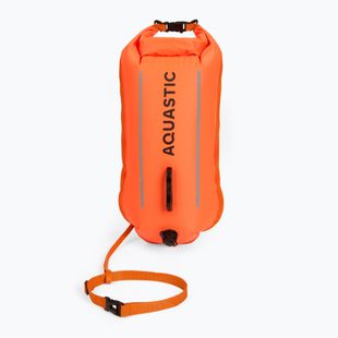 Geamandură de siguranță pentru înot cu buzunar AQUASTIC double-chamber orange