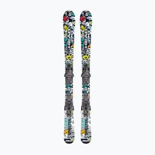 Schiuri de coborâre pentru copii + legături HEAD Monster Easy JRS+Jrs 4.5 GW CA white/black