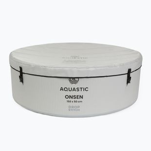 Piscină gonflabilă AQUASTIC ONSEN drop stitch 700 l 150 cm gri
