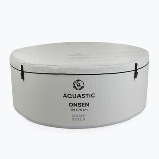 Piscină gonflabilă AQUASTIC ONSEN drop stitch 1200 l 178 cm gri