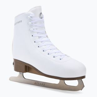 Patine artistice pentru copii Attabo Oli ajustabile albe