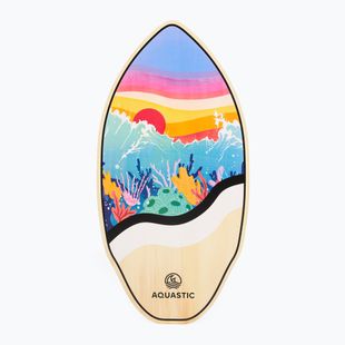 Placă de skimboard AQUASTIC Lagoon 39" colorful