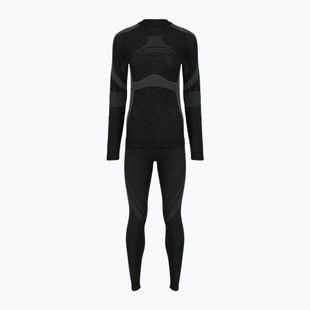 Set de lenjerie termoactivă pentru bărbați Woolcano SET1089 Czarny