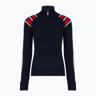 Pulover pentru femei Woolcano SWT1094 Czarny/Kremowy/ Czerwony