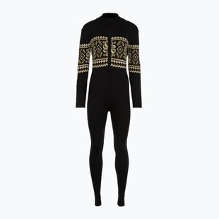 Combinezon pentru femei Woolcano SWT1095 Czarny/Kremowy