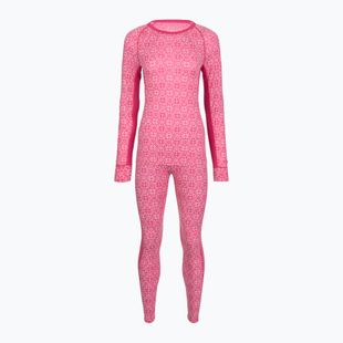 Set de lenjerie termoactivă pentru femei Woolcano SET1109 Pink