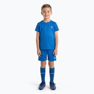 Set fotbal pentru copii OneTeam Precision Set tricou și pantaloni scurți albastru