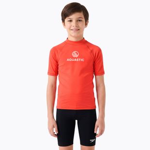 Tricou pentru copii AQUASTIC Rimos UV 50+ UPF orange