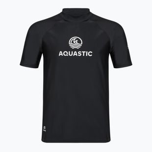 Tricou pentru bărbați AQUASTIC Rimos UV 50+ UPF black