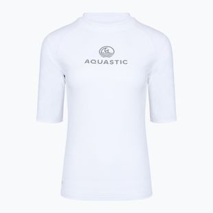 Tricou pentru femei AQUASTIC Rimos WMNS UV 50+ UPF white