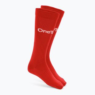Șosete de fotbal pentru copii OneTeam Precision football socks red
