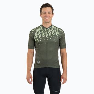 Tricou de ciclism pentru bărbați ATTABO Tevi green