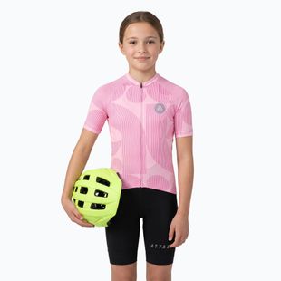 Tricou de ciclism pentru copii ATTABO Vites WMNS pink