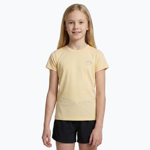 Tricou de trekking pentru copii KADVA Merivra merino peach