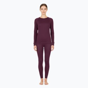 Set lenjerie termoactivă pentru femei WOOLCANO Merino SET0543 purple