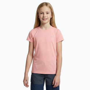 Tricou pentru copii de trekking KADVA TrailCore respirabil roz