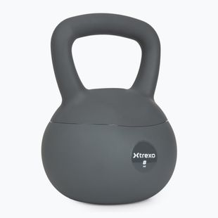 Kettlebell moale XTREXO 8 kg grey