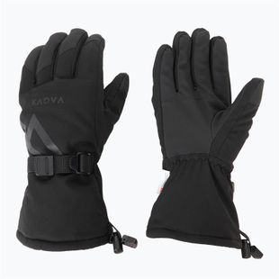 Mănuși de schi pentru bărbați KADVA Mountain Flow 3M Thinsulate negru