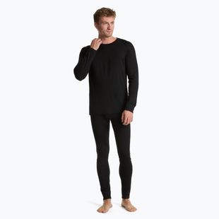 Set de lenjerie termoactivă pentru bărbați WOOLCANO Merino SET0540 negru