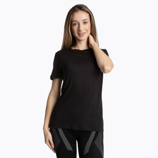 Tricou termoactiv pentru femei WOOLCANO Merino TEE0547 negru