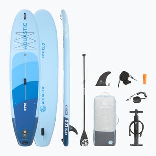Set placă SUP gonflabilă AQUASTIC This 12'0" blue