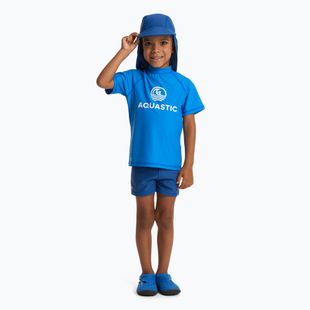 Set de înot pentru copii  AQUASTIC UV 50+ UPF Marimo JRB albastru marin/albastru