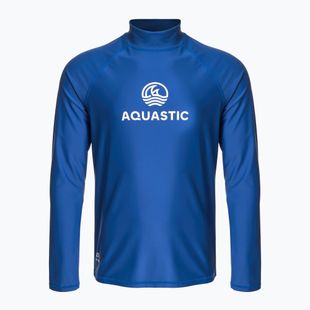 Longsleeve de înot AQUASTIC UV 50+ UPF Rimos albastru marin