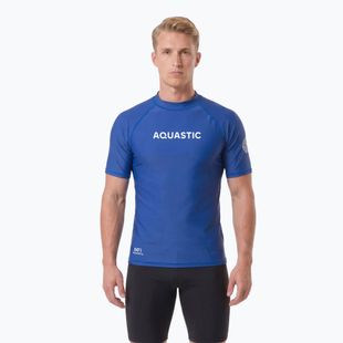 Tricou de înot AQUASTIC UV 50+ UPF Rimos granatowy