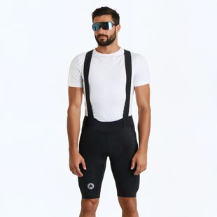 Pantaloni scurți de ciclism pentru bărbați ATTABO Kirun Bib Shorts negri