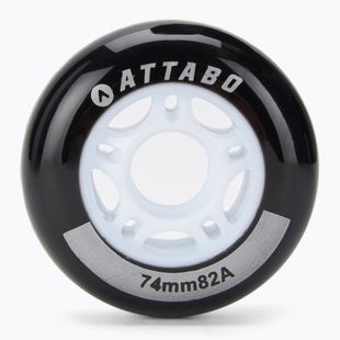 Roți pentru role ATTABO Wheels 74 mm 4 buc. negru