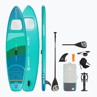 Placă SUP AQUASTIC Vista 11'2" verde