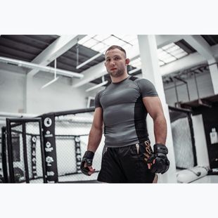 Rashguard pentru bărbați HOOK FIGHTING Base negru