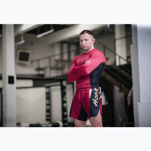 Pantaloni scurți de antrenament pentru bărbați  HOOK FIGHTING Ready To Spar czerwony