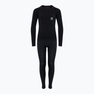 Set de lenjerie termoactivă pentru copii OneTeam Achill Jr Set negru