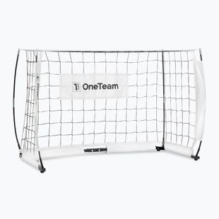 Poartă de fotbal OneTeam Flex Square 120 x 80 cm albă
