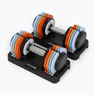 Set de haltere reglabile XTREXO 2 x 10 kg multicolor