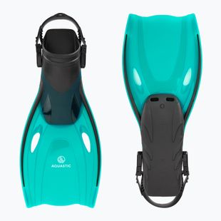 Labe de snorkeling AQUASTIC Jetty albastru