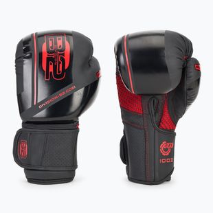 Mănuși de box  DIVISION B-2 Pro Carbon black/red