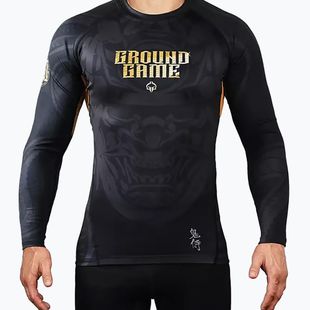 Ground Game Oni Oni Samurai Rashguard negru 22RASHLSSAM3