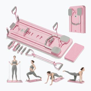 Reformer pentru pilates Extralink 9w1 pink