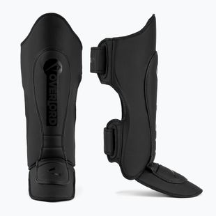 Overlord Club Tibia Pads negru 301003-BK/S